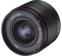 Objectif à Focale fixe ultra grand-angle Samyang AF 12 mm F2 RF-S Noir pour Canon APS-C Monture RF