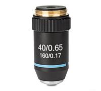Objectif achromatique - 195 - Noir - Convient pour microscope biologique RMS20,2 mm - Pour microscopes biologiques (40X)