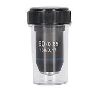 Objectif Achromatique Objectif 60x High Bragnification Microscope Lens 20,2 Mm Interface Standard Automatique Brass de Rebonds pour la Biologie Fournit des Accessoires