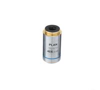 Objectif acromat infini 4X 20X pour microscope pour rms 20,2 mm Argent | Corps en métal, revêtement antireflet, 20,2 mm pour filetage RMS, images correctes de couleur, pour utilisation olympus et