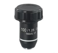 Objectif acromatique 195 mm pour microscope, filetage RMS 20,2 mm, grossissement 4X/20X/40X/60X/100X, longueur du tube 160mm, pour microscopes de laboratoire biologique()