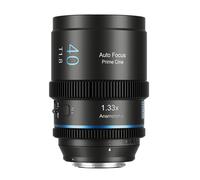 Objectif anamorphique SIRUI 40mm T1.8 1.33X, format S35, autofocus pour appareils photo à monture L, compatible DC-S5/S5M2, DC-S1/S1H/S1R, DC-S9, SL1, CL, FP, FPL (effet de flare bleu) 40AF133X-LB