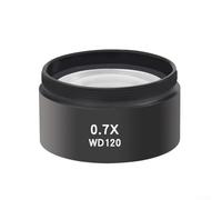 Objectif auxiliaire avec zoom trinoculaire 0,5x et 0,7x avec diamètre de montage de 48 mm pour un grossissement amélioré et des observations précises (0,7X)