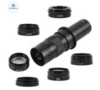 Objectif auxiliaire Barlow 0,3X 0,5X 0,7X 2,0X avec filetage M42mm pour microscope stéréo zoom industriel binoculaire trinoculaire 0.7X