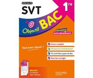 Objectif BAC 1re spécialité SVT BAC 2026 Laëtitia Lefèvre (Auteur)
