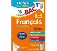Objectif BAC 2023–Fiches détachables Français 1res STMG/STI2D/ST2S/STL/STD2A/STHR–Hachette Pratique