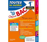 Objectif BAC 2025 - 1re Spécialités sciences éco Toutes les matières