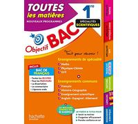 Objectif BAC 2025 – 1re Spécialités scientifiques Toutes les matières – Hachette Pratique