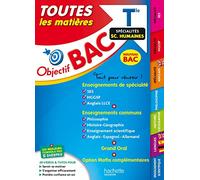 Objectif BAC 2025 - Tle Spécialités sciences humaines Toutes les matières