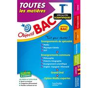 Objectif BAC 2025 - Tle Spécialités scientifiques Toutes les matières