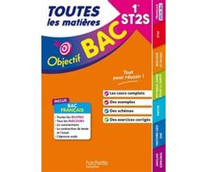 Objectif BAC 2026 - 1re ST2S Toutes les matières Catherine Duffau (Auteur), Cédric Climent (Auteur), Marie-Sophie Cuttaz (Auteur), Alain Vidal (Auteur), Alain Prost (Auteur), Caroline Garnier (Auteur)