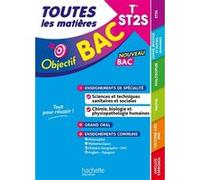 Objectif BAC 2026 - Terminale ST2S Toutes les matières Chrystelle Ménard (Auteur), Cédric Climent (Auteur), Marie-Sophie Cuttaz (Auteur), Alain Vidal (Auteur), Caroline Garnier (Auteur), Alain Prost (