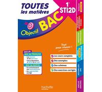 Objectif BAC 2027 - 1re STI2D Toutes les matières - Catherine Duffau - Hachette Education - broché - Scolaire / Universitaire