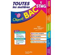 Objectif BAC 2027 - 1re STMG Toutes les matières - Catherine Duffau - Hachette Education - broché - Scolaire / Universitaire
