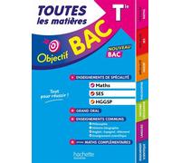 Objectif BAC 2027 - Toutes les matières Tle Spé Maths - SES - HGGSP + enseignements communs - Collectif - Hachette Education - broché - Scolaire / Universitaire