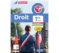 Objectif Bac Droit 1re STMG (détachable) - Éd. 2025 - Corinne Laird - Hachette Education - broché - Scolaire / Universitaire