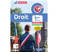 Objectif Bac Droit 1re STMG (détachable) - Éd. 2025 - Corinne Laird - Hachette Education - broché - Scolaire / Universitaire