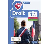 Objectif Bac Droit 1re STMG (manuel) - éd. 2024 - Corinne Laird - Hachette Technique - broché - Scolaire / Universitaire