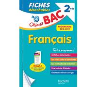 Objectif BAC Fiches détachables Français 2nde