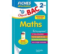 Objectif BAC Fiches détachables Maths 2nde