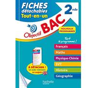 Dominique Dejean – Objectif BAC Fiches détachables Tout-en-un 2nde