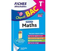 Objectif BAC Fiches - Spécialité Maths Tle - Dominique Dejean - Hachette Education - broché - Scolaire / Universitaire