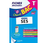 Objectif BAC Fiches - Spécialité SES Tle - Olivier Thierry - Hachette Education - broché - Scolaire / Universitaire