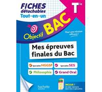 Objectif BAC Fiches Tout-en-un Tle Spé SES + spé HGGSP + Philo + Grand Oral - Isabelle De Lisle - Hachette Education - broché - Scolaire / Universitaire