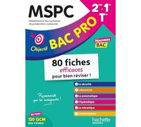 Aziz Bekri, Pascal Ponson, Ludovic Pigeyre – Objectif BAC PRO MSPC – Fiches – 2de‑1re‑Term – Broché