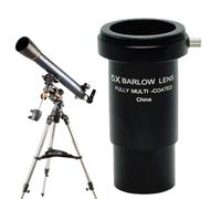 Objectif Barlow 1,25 Glove Telescope, 2 x Objectif Barlow | Objectif Achromatic 5 x Télescopique Okular, filtre de lune métallique avec interface de connexion M42 pour photographie