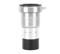 Objectif Barlow 2X, Objectif Barlow de Télescope de 1,25 Pouces avec Interface de Connexion de Caméra Filetée, Verre Optique Multicouche, Oculaires de Télescope Astronomique,