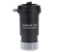 Objectif Barlow 5X, Multicouche 1.25 "5X Objectif Barlow Filetage pour télescopes Oculaire Adaptateur en T Filetage M42 x 0,75 mm, Peut être fixé à Appareil Photo Reflex