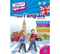 Objectif bilingue Tout l'anglais 6e et 5e - Daniel Guimberteau - Hachette Education - broché - Scolaire / Universitaire