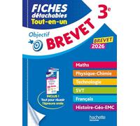 Nicolas Clamart et al. – Objectif Brevet Fiches Tout-en-un 2026 – Fiches détachables