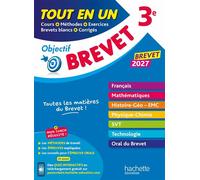 Objectif Brevet - Tout-en-un 2027 - Philippe Rousseau - Hachette Education - broché - Scolaire / Universitaire