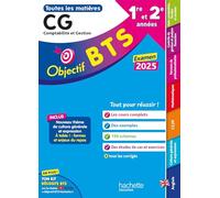 Objectif BTS CG (1re et 2e années) - Toutes les matières, examen 2025