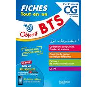 Objectif Bts Cg Comptabilité Gestion 1re Et 2e Année - Fiches Tout-En-Un