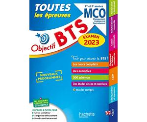 Objectif BTS MCO (1re et 2e années) - Toutes les épreuves, examen 2023