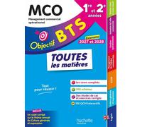 Objectif BTS MCO (1re et 2e années) - Toutes les matières, examens 2027-2028