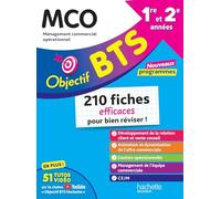 Objectif BTS MCO - 210 fiches efficaces pour bien réviser - 2026 - Nicolas Bloch - Hachette Education - broché - Scolaire / Universitaire
