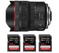 Objectif Canon RF 10-20mm f/4 L IS STM + 3 SanDisk 64GB Extreme PRO UHS-II + Ebook 20 astuces pour des images qui claquent