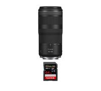 Objectif Canon RF 100-400mm f5.6-8 IS USM + 1 SanDisk 64GB Extreme PRO UHS-II + Ebook 20 astuces pour des images qui claquent