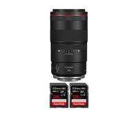 Objectif Canon RF 100mm f/2.8L Macro IS USM + 2 SanDisk 128GB Extreme PRO UHS-II + Ebook 20 astuces pour des images qui claquent