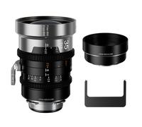 Objectif cinéma anamorphique SIRUI IronStar 35mm T1.9 1.5X, plein format, mise au point manuelle, monture native PL avec monture interchangeable EF (effet de flare neutre) IRON-35-N