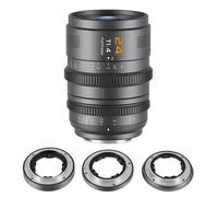 SIRUI VP-1 Vision Prime 1 T1.4 Full Frame Cine Lens, Focus 24mm Manual Cinema Lens with Pre-Installed E-Mount, Interchangeable RF/Z/L Mounts (Metal Grey)
