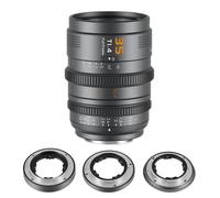 SIRUI VP-1 Vision Prime 1 T1.4 Full Frame Cine Lens, Focus 35mm Manual Cinema Lens with Pre-Installed E-Mount, Interchangeable RF/Z/L Mounts (Metal Grey)