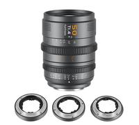 Objectif cinéma plein format SIRUI VP-1 Vision Prime T1.4,50mm, mise au point manuelle, monture E avec montures RF/Z/L interchangeables (Gris métallisé) VP-1-50G