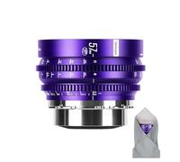 Objectif cinéma professionnel 7artisans MF57 mm T2.9 Floral Bloom Art Series, bokeh explosif, plein format, compatible avec monture PL, pour la photographie créative et la réalisation de films, violet