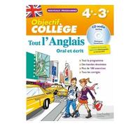 OBJECTIF Collège - Tout l'Anglais 4e-3e Oral et écrit - Livre avec un CD Rom - Daniel Guimberteau - Hachette Education - Livre CD - Scolaire / Universitaire CD