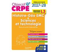 Objectif CRPE 2027-2028 - Histoire Géographie EMC, Sciences et technologie - Épreuve écrite - L3 - Laurent Bonnet - Hachette Education - broché - Scolaire / Universitaire